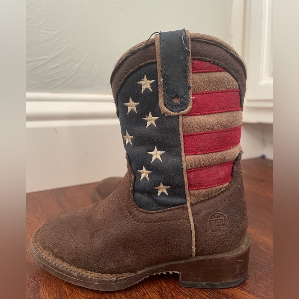 Roper American Flag Toddler Cowboy Boots